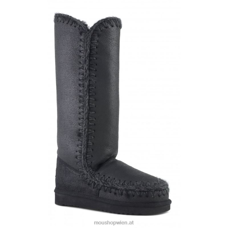 Frauen Eskimo 40 Mou P660X408 rissig schwarz/grau
