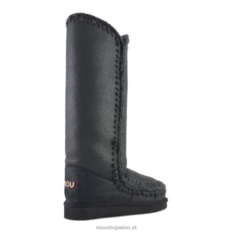 Frauen Eskimo 40 Mou P660X408 rissig schwarz/grau