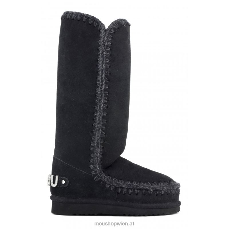 Frauen Eskimo 40-Strass-Logo Mou P660X407 Schwarz