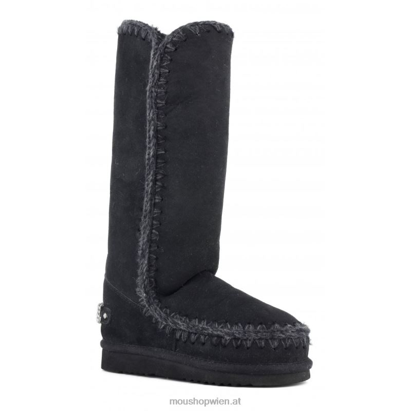 Frauen Eskimo 40-Strass-Logo Mou P660X407 Schwarz