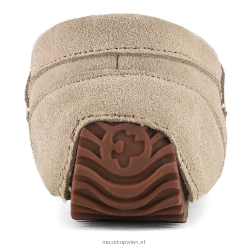 Frauen Sommer-Eskimo-Mokassin-Leder Mou P660X221 Kreide