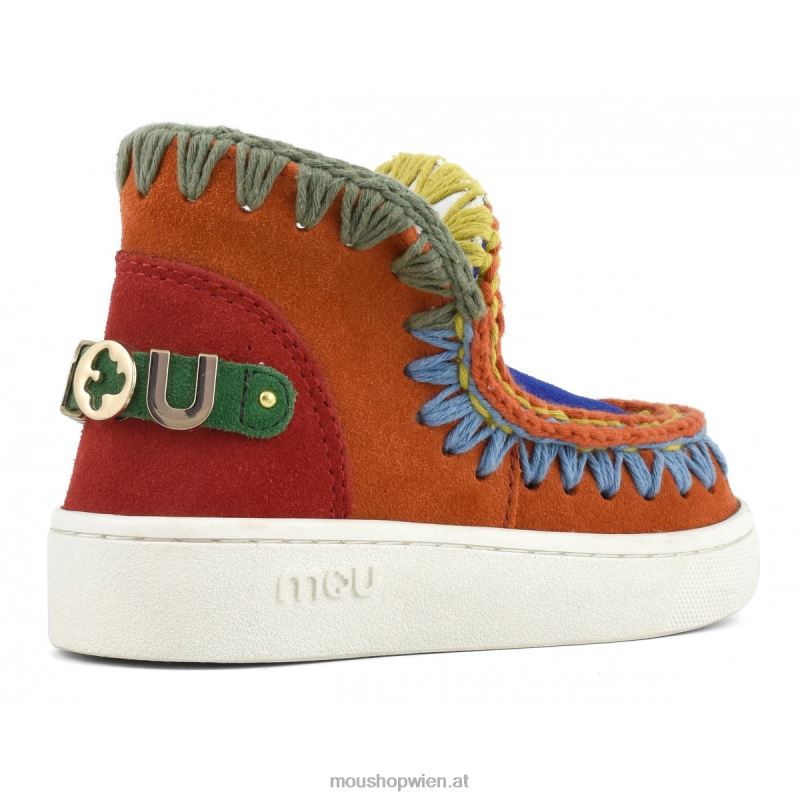 Kinder Eskimo-Sneaker mit Farbblockdesign Mou P660X788 Mehrfarben