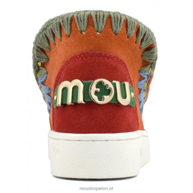 Kinder Eskimo-Sneaker mit Farbblockdesign Mou P660X788 Mehrfarben