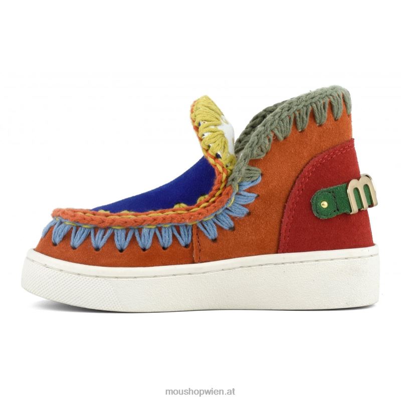 Kinder Eskimo-Sneaker mit Farbblockdesign Mou P660X788 Mehrfarben