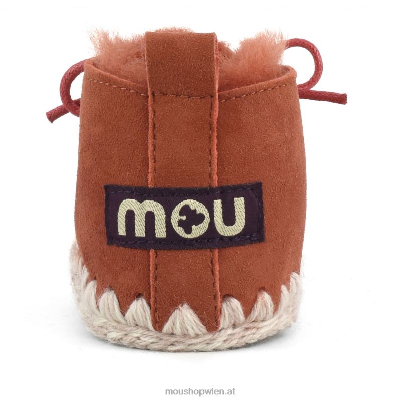 Kinder Schnürschuh für Kleinkinder Mou P660X825 Ingwer
