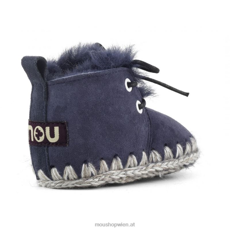 Kinder Schnürschuh für Kleinkinder Mou P660X828 Abgrund