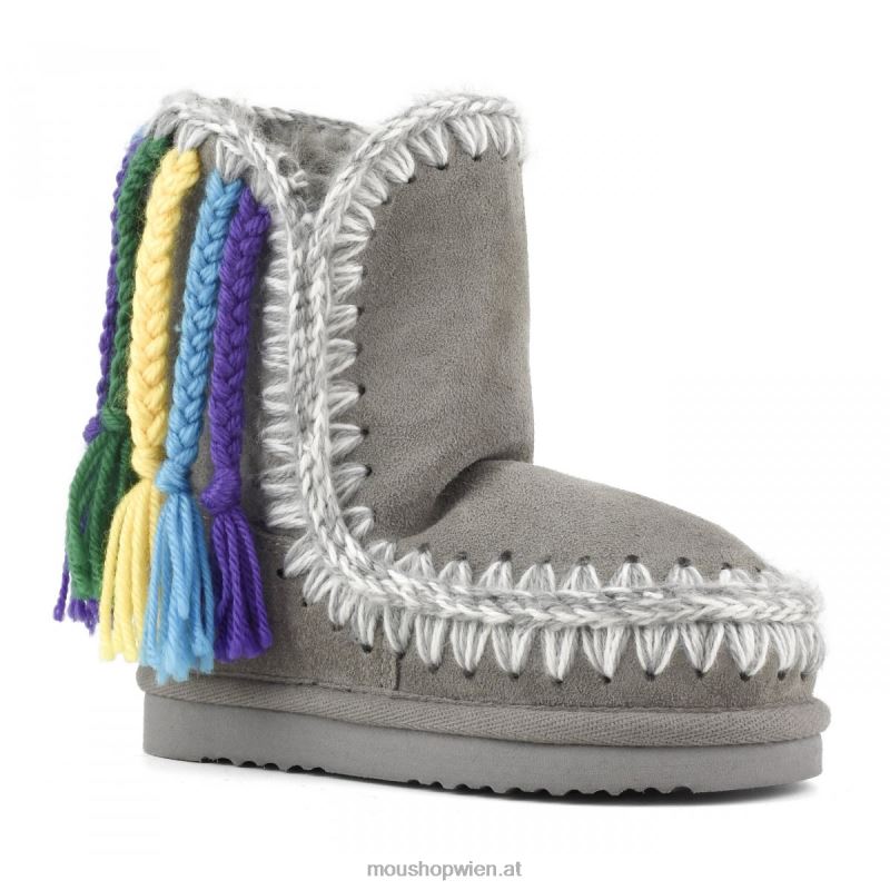 Kinder Zöpfe aus Eskimowolle Mou P660X837 neues Grau