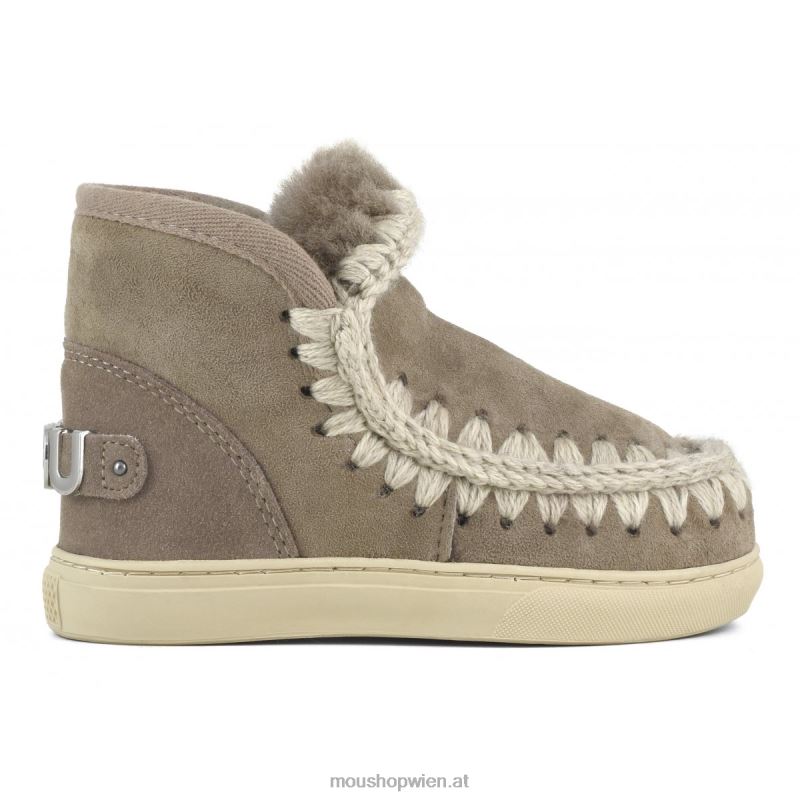Kinder Eskimo-Sneaker Mou P660X803 Elefantengrau