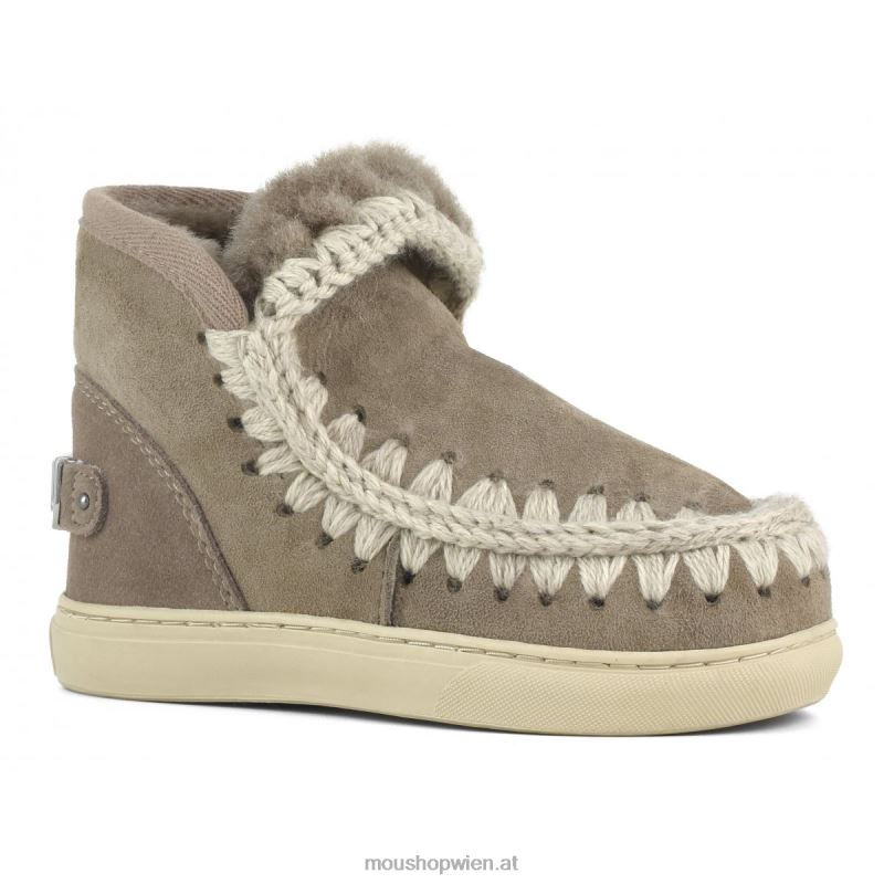Kinder Eskimo-Sneaker Mou P660X803 Elefantengrau