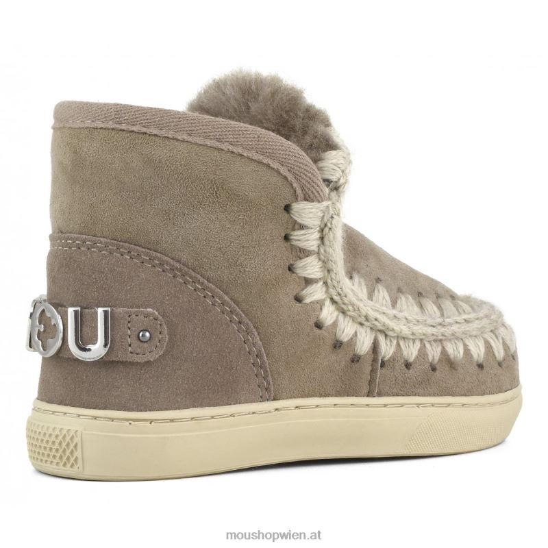 Kinder Eskimo-Sneaker Mou P660X803 Elefantengrau