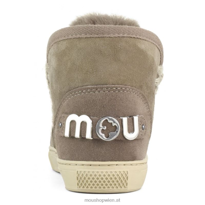 Kinder Eskimo-Sneaker Mou P660X803 Elefantengrau