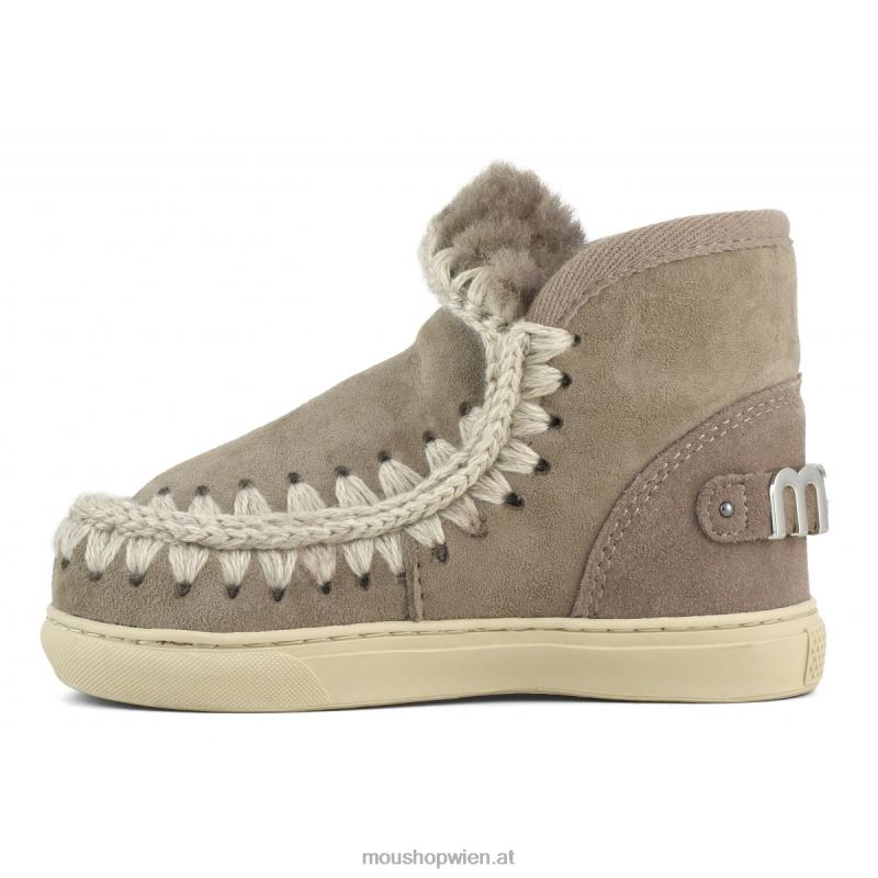 Kinder Eskimo-Sneaker Mou P660X803 Elefantengrau