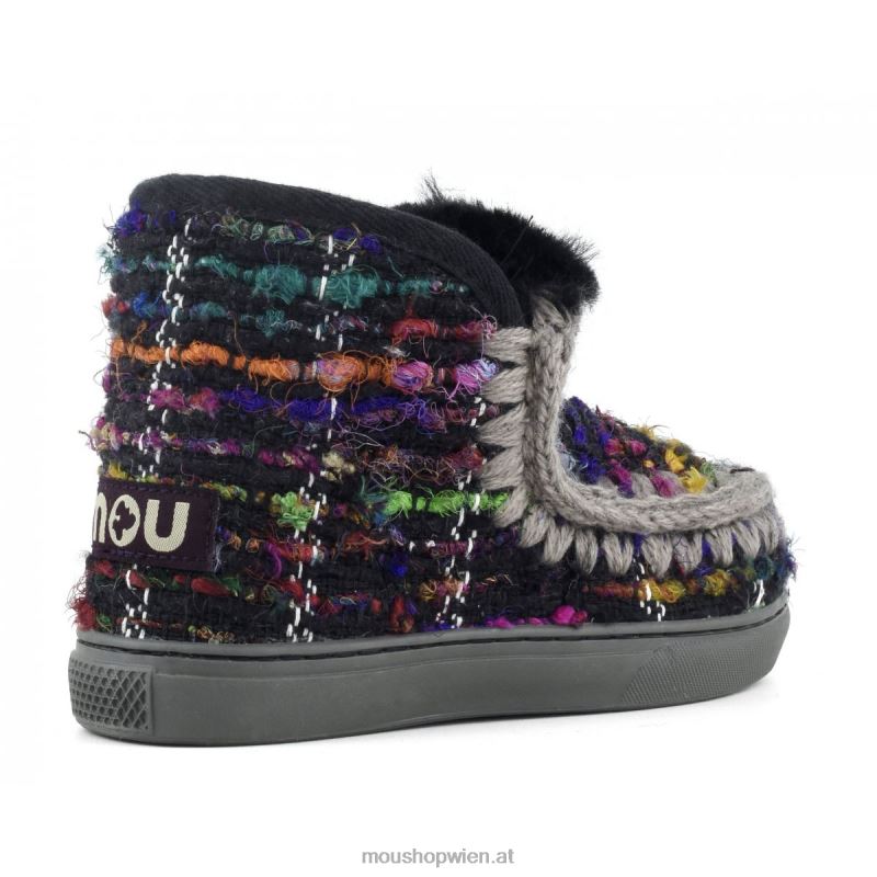 Kinder Eskimo-Sneaker, persisch gewebt Mou P660X807 persisch gewebt schwarz