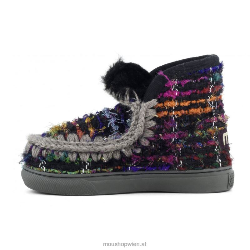 Kinder Eskimo-Sneaker, persisch gewebt Mou P660X807 persisch gewebt schwarz