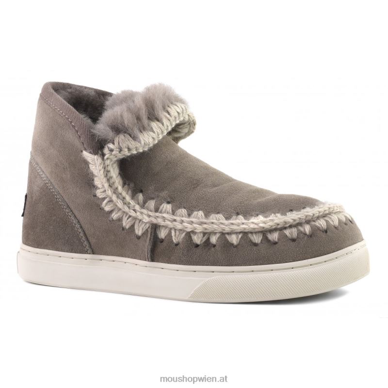 Männer Eskimo-Sneaker Mou P660X777 Elefantengrau