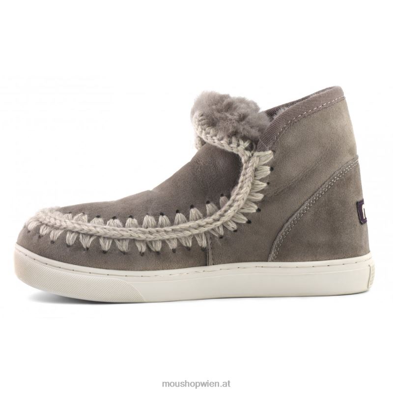 Männer Eskimo-Sneaker Mou P660X777 Elefantengrau