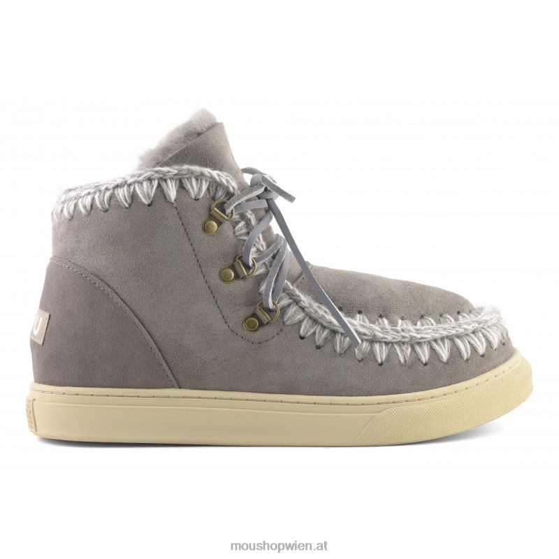 Männer Eskimo-Sneaker zum Schnüren Mou P660X774 neues Grau