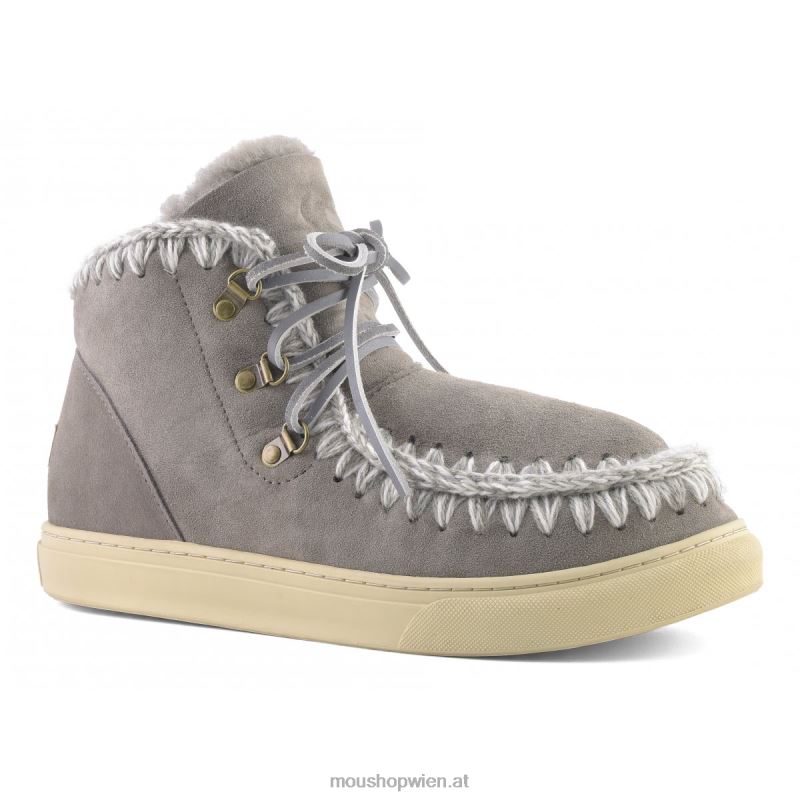 Männer Eskimo-Sneaker zum Schnüren Mou P660X774 neues Grau
